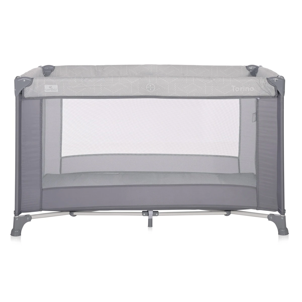 Lorelli Torino Grey Striped Campingbed 1008045-2213 4 Lorelli Torino Grey Striped Campingbed 1008045-2213 - Afbeelding 2