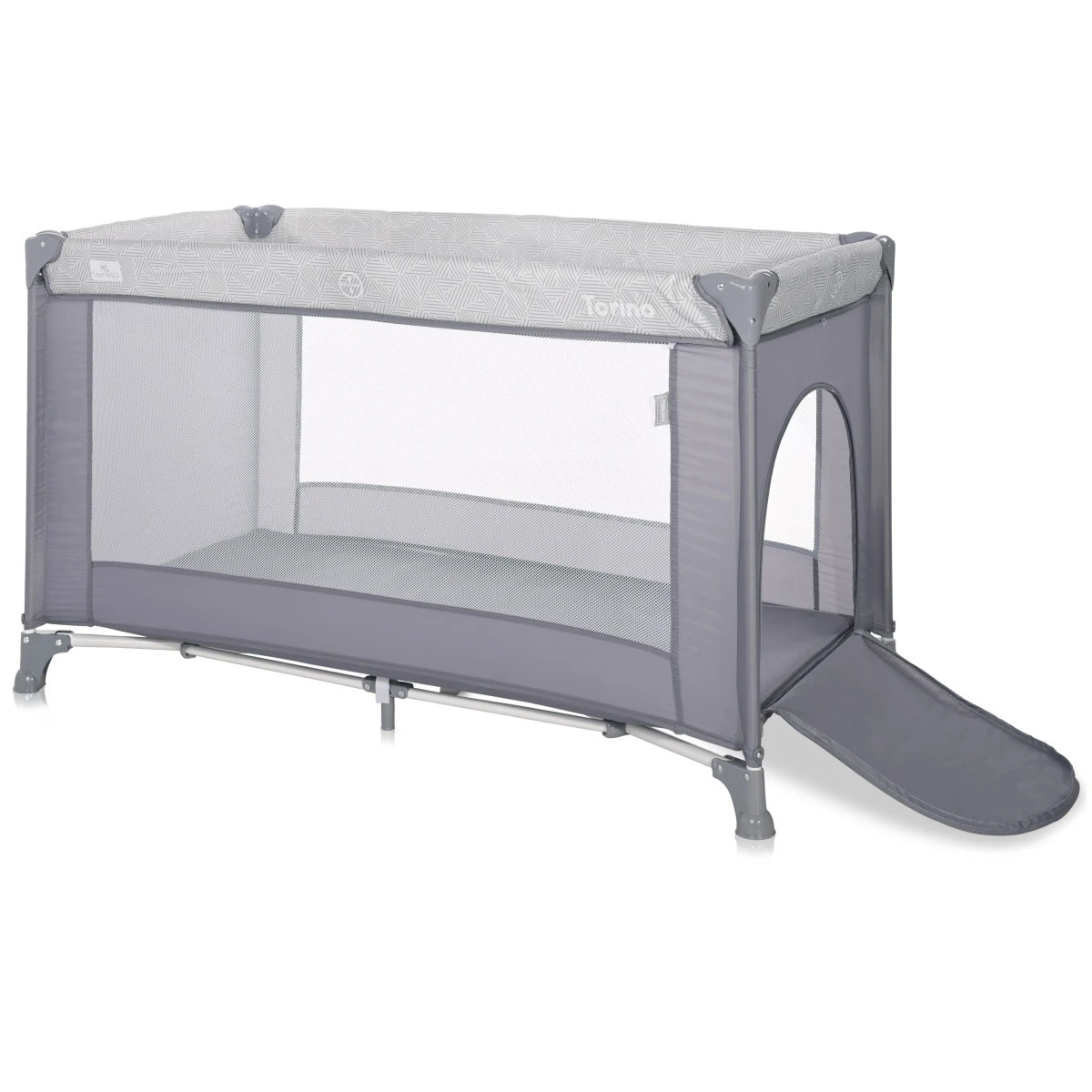 Lorelli Torino Grey Striped Campingbed 1008045-2213 5 Lorelli Torino Grey Striped Campingbed 1008045-2213 - Afbeelding 3