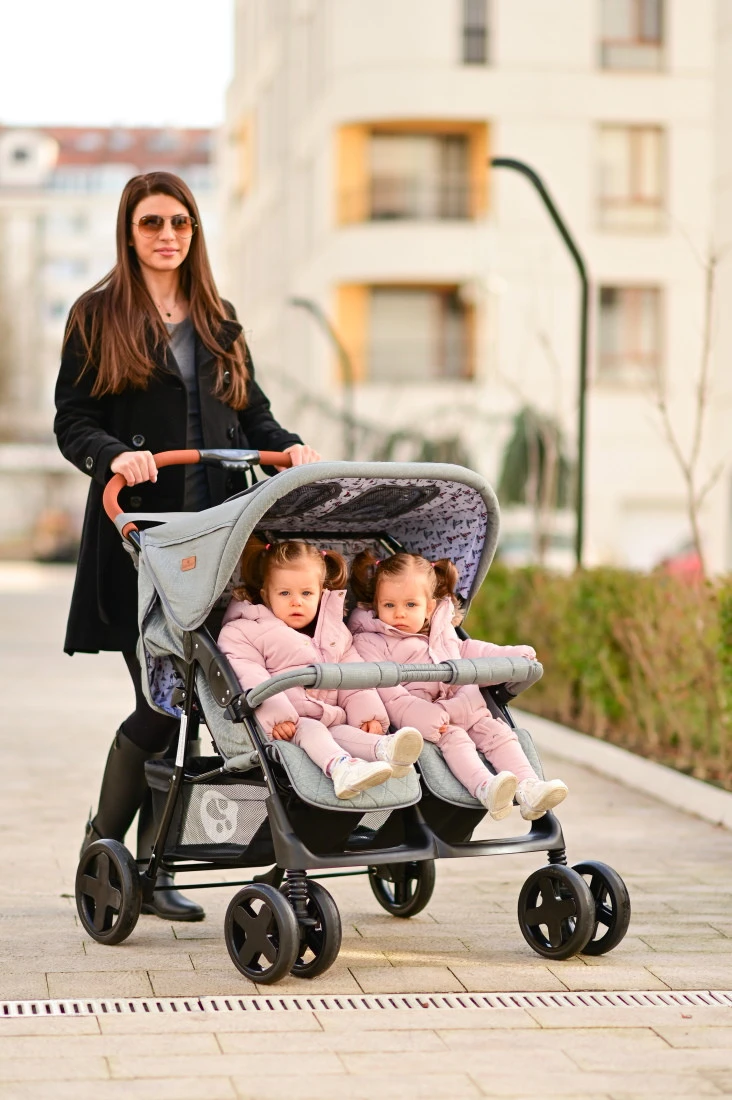 Lorelli Twin Cool Grey Duowagen Incl. Luiertas 1002007-2386 11 Lorelli Twin Cool Grey Duowagen Incl. Luiertas 1002007-2386 - Afbeelding 9