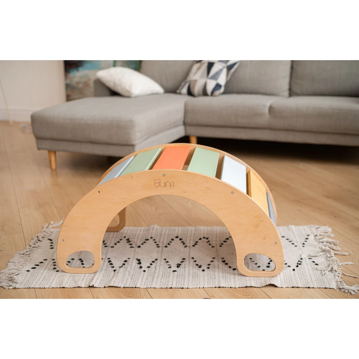 Luna Toys Kleuren Houten Schommelstoel / Rocker LU-36905 4 Luna Toys Kleuren Houten Schommelstoel / Rocker LU-36905 - Afbeelding 2