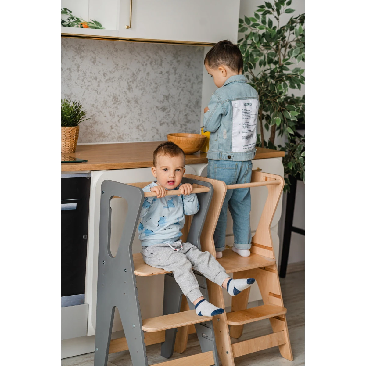 Luna Toys Nature Houten Leertoren Keukenhulp 9503009900 7 Luna Toys Nature Houten Leertoren Keukenhulp 9503009900 - Afbeelding 5