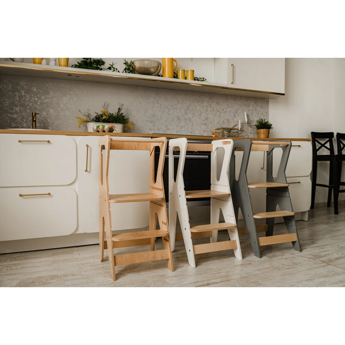 Luna Toys Nature Houten Leertoren Keukenhulp 9503009900 6 Luna Toys Nature Houten Leertoren Keukenhulp 9503009900 - Afbeelding 4