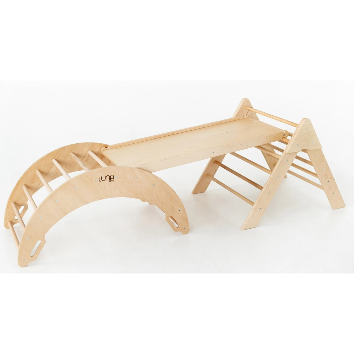 Luna Toys Colorful Multi Houten Klimboog LU-00568 7 Luna Toys Colorful Multi Houten Klimboog LU-00568 - Afbeelding 5