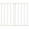 Noma Wit Houten Uitschuifbaar Traphek/Veiligheidshek 94153 -Babyproducten Winkel main white wooden gate123 4