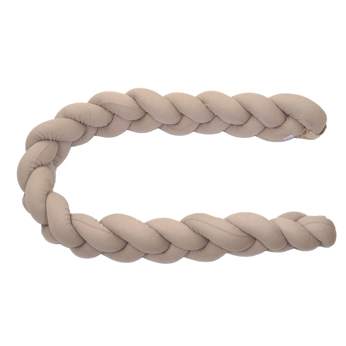 MamaLoes Amy Ajour Nougat 210 Cm Braided Bedbumper 84269 4 MamaLoes Amy Ajour Nougat 210 Cm Braided Bedbumper 84269 - Afbeelding 2