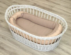 MamaLoes Amy Ajour Nougat Omkeerbaar XXL Babynest 85391 -Babyproducten Winkel mamaloes amy ajour nougat omkeerbaar xxl babynest 85391