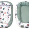 MamaLoes Amy Animal Forest Green Omkeerbaar Babynest 81899 -Babyproducten Winkel mamaloes amy animal forest green omkeerbaar babynest 81899 2