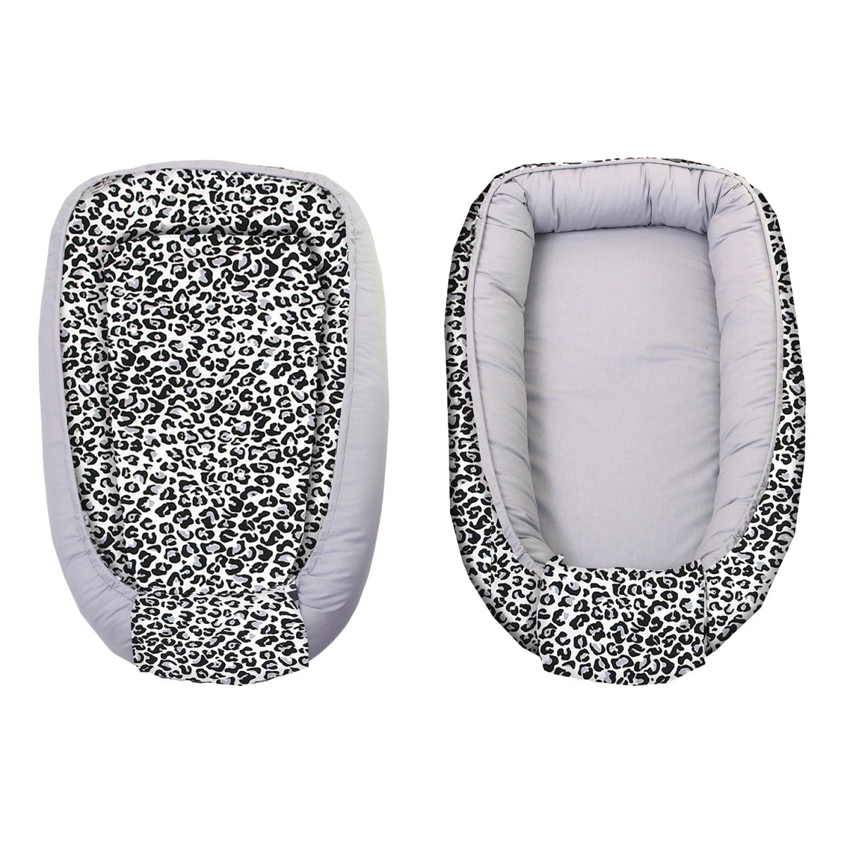 MamaLoes Amy Panter Grijs Omkeerbaar Babynest 84719 3 MamaLoes Amy Panter Grijs Omkeerbaar Babynest 84719