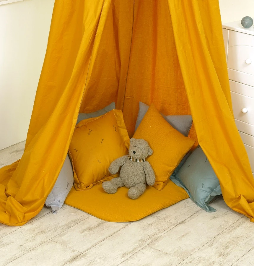 MamaLoes Amy Pure Okergeel Klamboe 80076 4 MamaLoes Amy Pure Okergeel Klamboe 80076 - Afbeelding 2