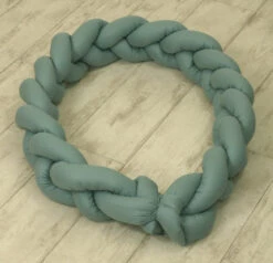 MamaLoes Amy Pure Stonegreen 2-in-1 Babynest En Braided Bedbumper 80663 16 MamaLoes Amy Pure Stonegreen 2-in-1 Babynest En Braided Bedbumper 80663 -Babyproducten Winkel mamaloes amy pure stonegreen 2 in 1 babynest en braided bedbumper 80663 1 1