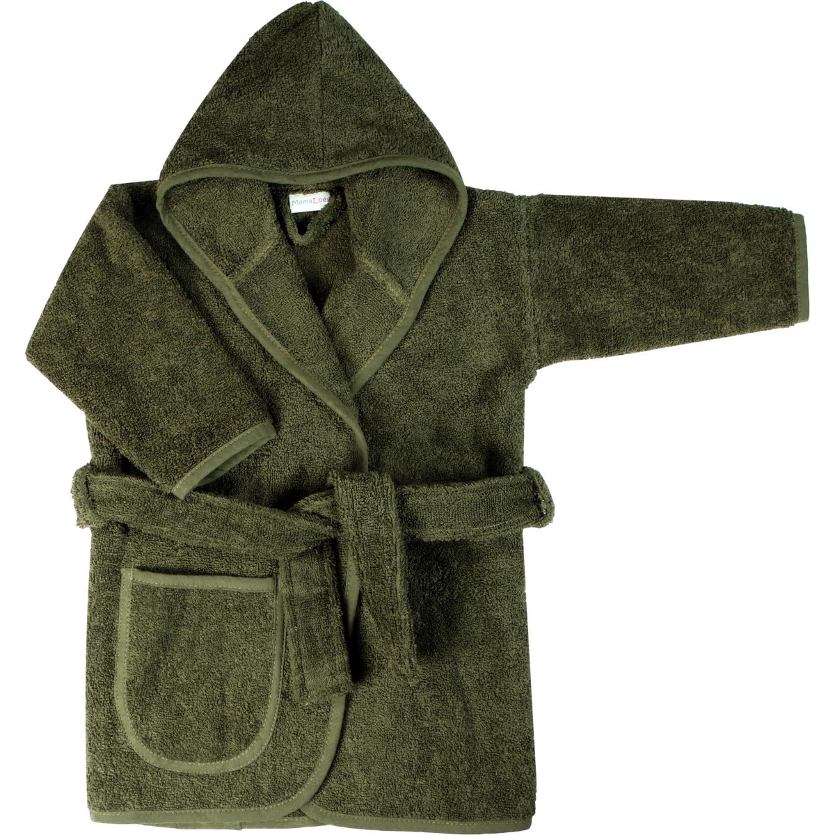 MamaLoes Badstof Groen 0-1jr Badjas ML010307 3 MamaLoes Badstof Groen 0-1jr Badjas ML010307