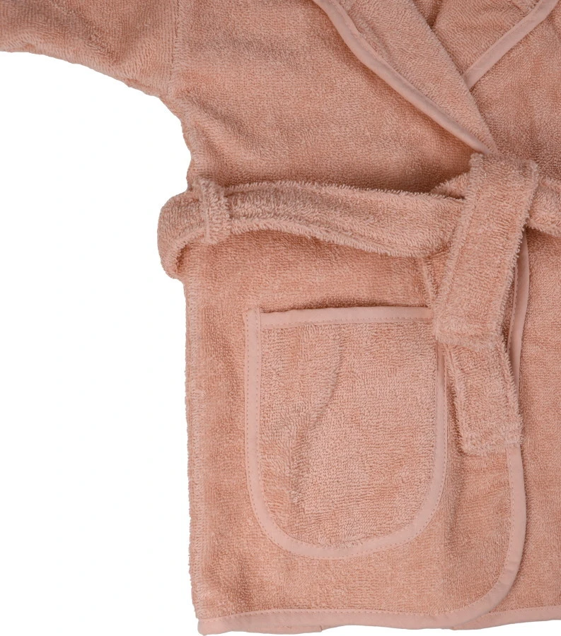 MamaLoes Badstof Light Pink 0-1jr Badjas ML5085 7 MamaLoes Badstof Light Pink 0-1jr Badjas ML5085 - Afbeelding 5