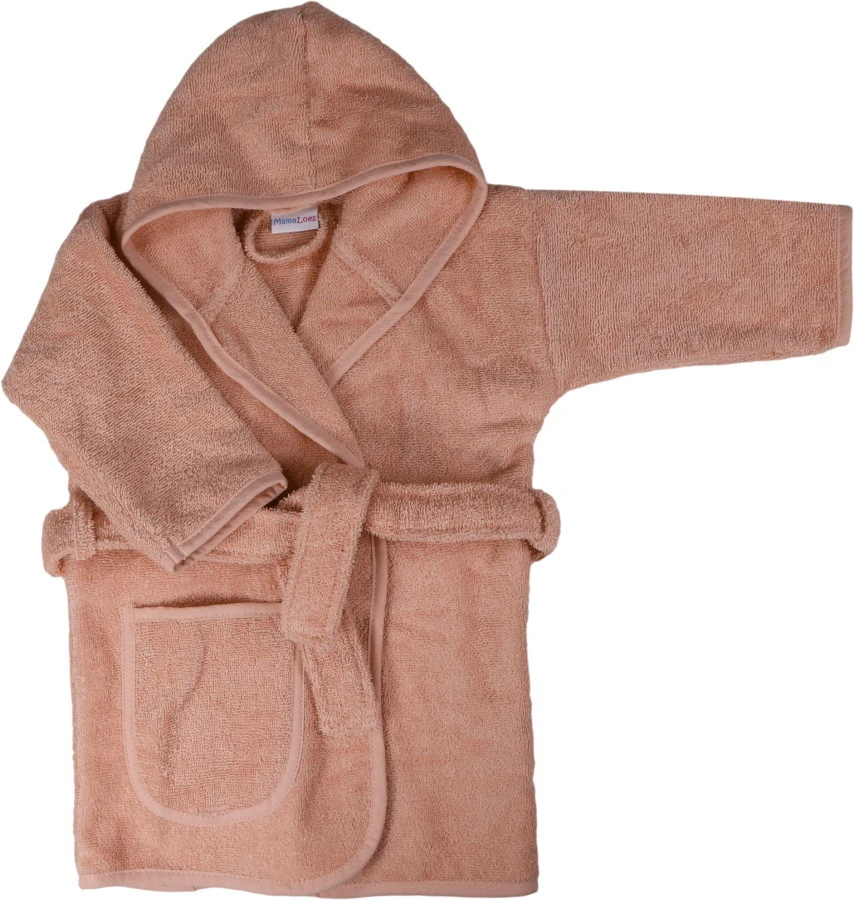 MamaLoes Badstof Light Pink 0-1jr Badjas ML5085 3 MamaLoes Badstof Light Pink 0-1jr Badjas ML5085