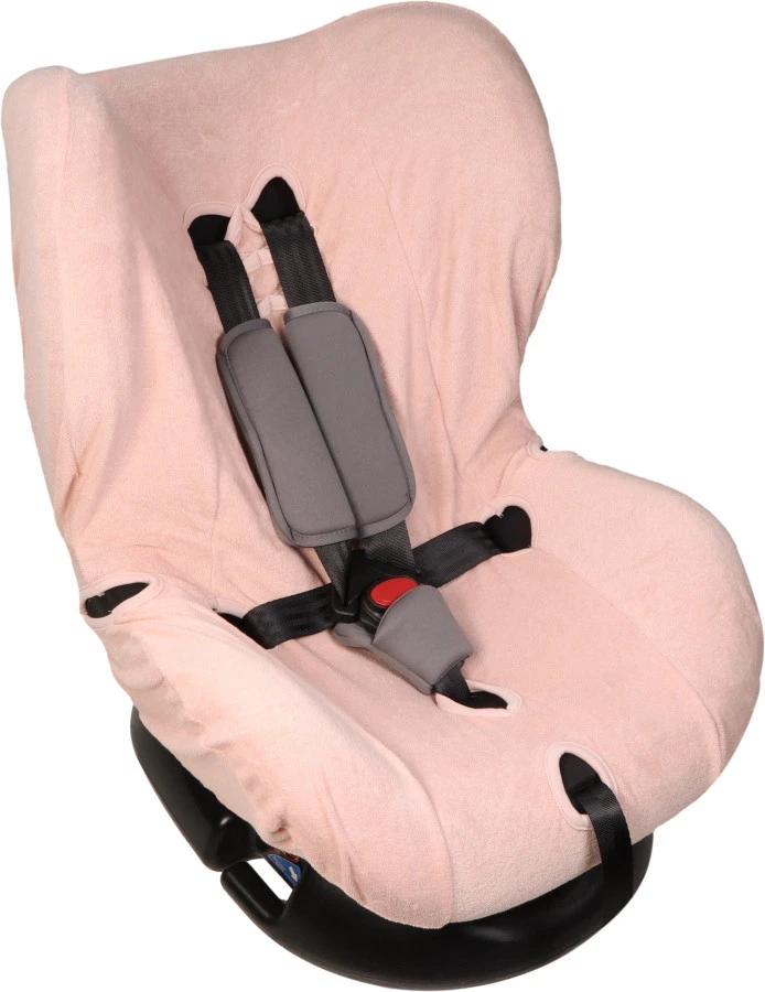 MamaLoes Badstof Light Pink Groep 1+ Autostoelhoes ML6385 4 MamaLoes Badstof Light Pink Groep 1+ Autostoelhoes ML6385 - Afbeelding 2