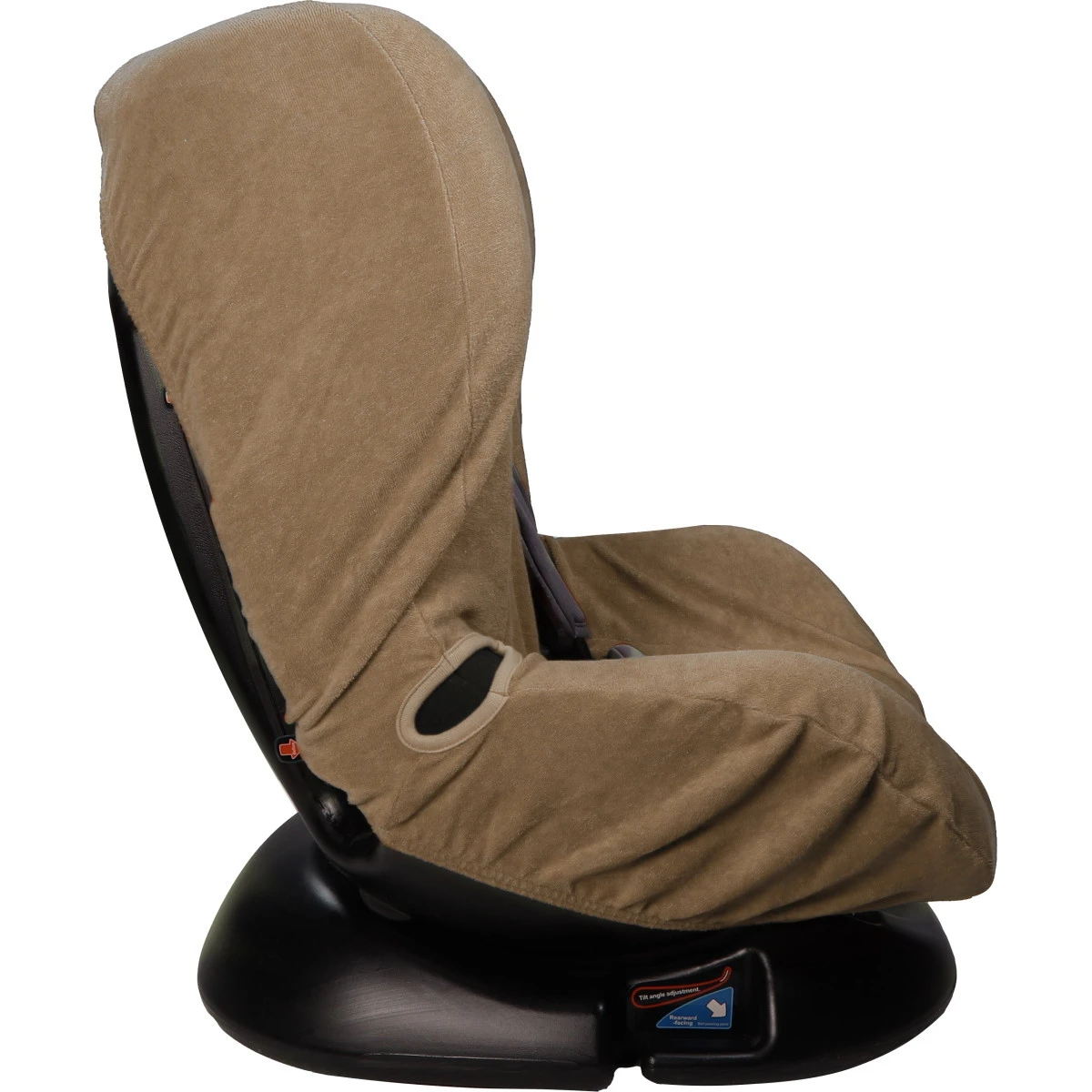 MamaLoes Badstof Nougat Groep 1+ Autostoelhoes ML010701 4 MamaLoes Badstof Nougat Groep 1+ Autostoelhoes ML010701 - Afbeelding 2