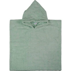 MamaLoes Badstof Stone Green Baby Poncho ML5287