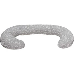 MamaLoes Botanical Animals Grijs C-vorm Voedingskussen ML020410 -Babyproducten Winkel mamaloes botanical animals grijs c vorm voedingskussen ml020410 3