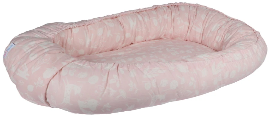 MamaLoes Botanical Animals Roze Babynest 3 MamaLoes Botanical Animals Roze Babynest