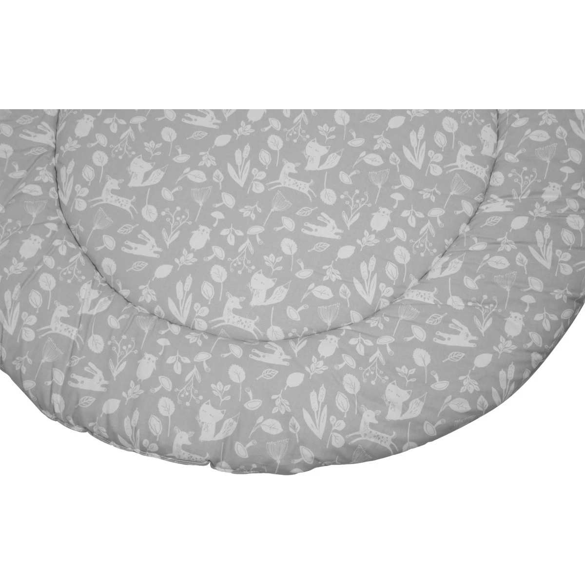 MamaLoes Botanical Dieren Grijs 90 Cm Rond Boxkleed ML020237 4 MamaLoes Botanical Dieren Grijs 90 Cm Rond Boxkleed ML020237 - Afbeelding 2