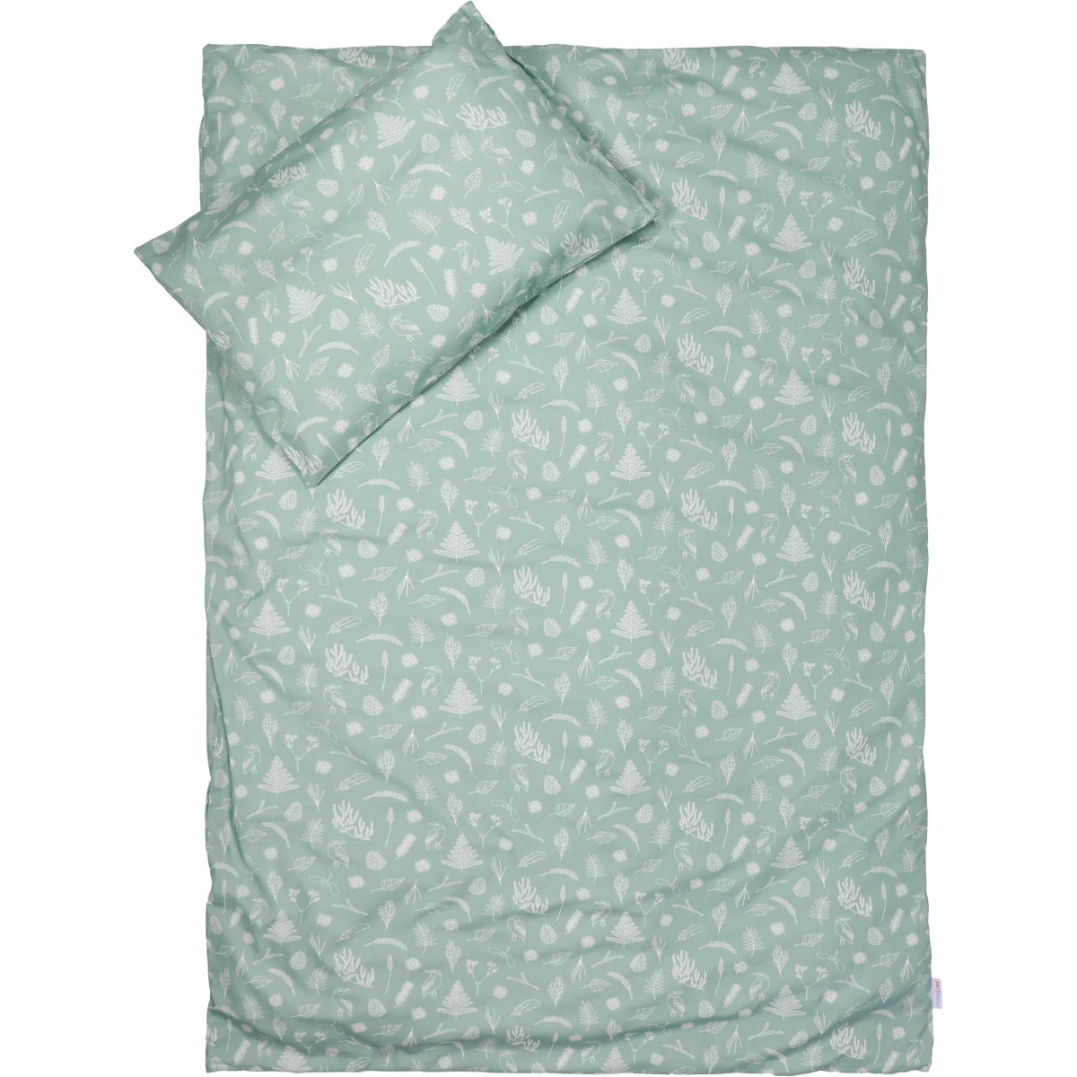 MamaLoes Botanical Stone Green 100x140cm Dekbedovertrek ML020604 3 MamaLoes Botanical Stone Green 100x140cm Dekbedovertrek ML020604