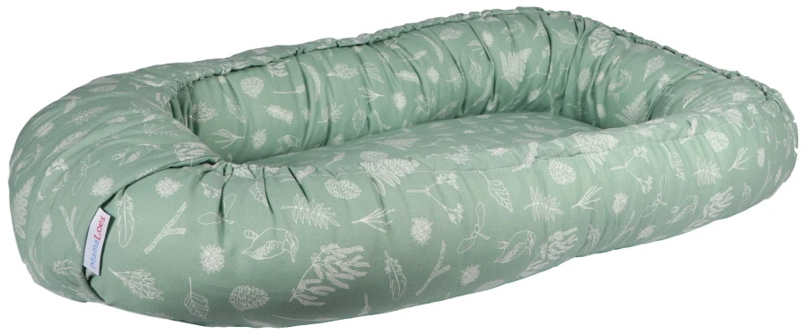 MamaLoes Botanical Stone Green Babynest 3 MamaLoes Botanical Stone Green Babynest