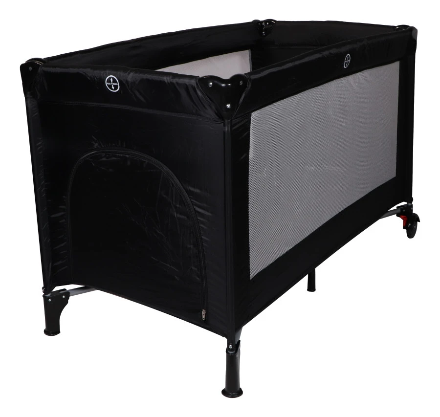 Ding Deluxe Black Campingbedje Incl. Bodemverhoger