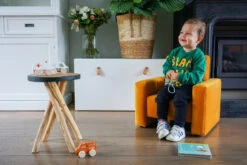 Ding Jamie Velvet Zwart Kinderfauteuil DI-34203 -Babyproducten Winkel mamaloes ding jamie 04 5