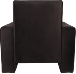 Ding Jamie Velvet Zwart Kinderfauteuil DI-34203 -Babyproducten Winkel mamaloes kinderfauteuil velvet zwart 03k