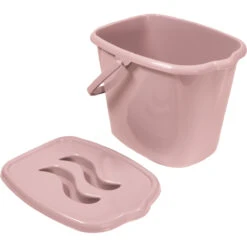 MamaLoes Licht Roze Badset Incl. Zwarte Badstandaard -Babyproducten Winkel mamaloes licht roze luieremmer ml050304 1 1