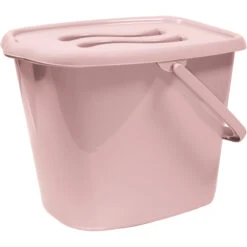 MamaLoes Licht Roze Badset Incl. Zwarte Badstandaard -Babyproducten Winkel mamaloes licht roze luieremmer ml050304 3 1