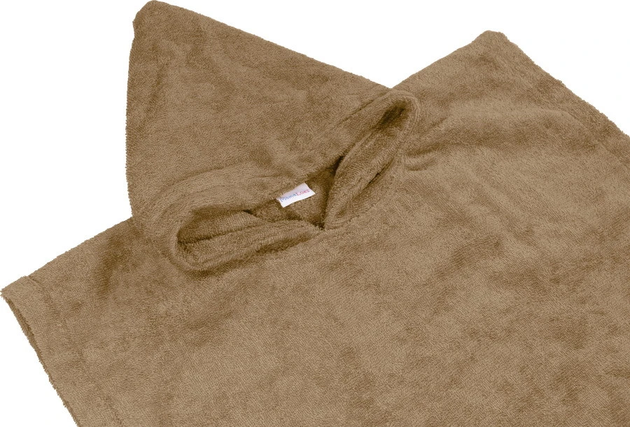 MamaLoes Badstof Nougat Baby Poncho ML010501 4 MamaLoes Badstof Nougat Baby Poncho ML010501 - Afbeelding 2