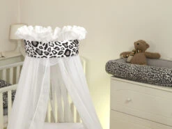 MamaLoes Panter Grijs Deluxe Wit Baby Wiegje 80749 11 MamaLoes Panter Grijs Deluxe Wit Baby Wiegje 80749 -Babyproducten Winkel mamaloes panter grijs deluxe wit baby wiegje 80749 2