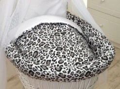 MamaLoes Panter Grijs Deluxe Wit Baby Wiegje 80749 12 MamaLoes Panter Grijs Deluxe Wit Baby Wiegje 80749 -Babyproducten Winkel mamaloes panter grijs deluxe wit baby wiegje 80749 4