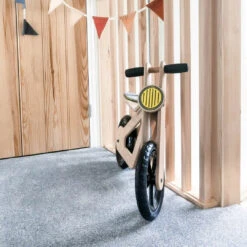Mamatoyz Balance Bike Rood Houten Loopfiets MT06_R -Babyproducten Winkel mamatoyz balance bike zwart houten loopfiets mt06 5