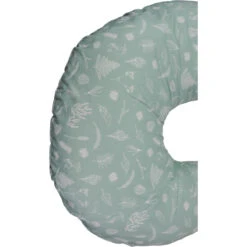 MamaLoes Botanical Animals Stone Green C-vorm Voedingskussen ML020411 -Babyproducten Winkel ml020411 02