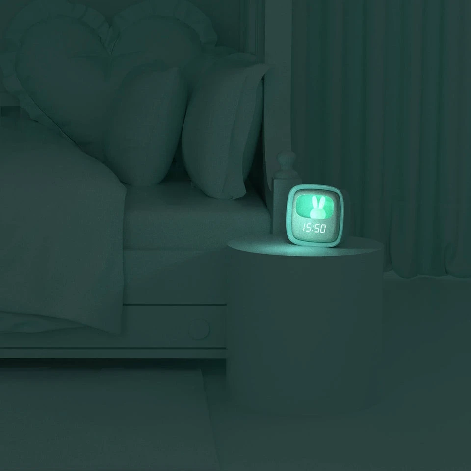 MOB Billy Turquoise Klok En Nachtlampje BILLY-BL-01 8 MOB Billy Turquoise Klok En Nachtlampje BILLY-BL-01 - Afbeelding 6