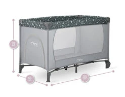 Momi Belove Grey Campingbed LOZE00015 -Babyproducten Winkel momi belove grey campingbed loze00015 15