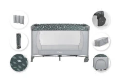 Momi Belove Grey Campingbed LOZE00015 -Babyproducten Winkel momi belove grey campingbed loze00015 8