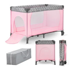 Momi Belove Pink Campingbed LOZE00016 26 Momi Belove Pink Campingbed LOZE00016 -Babyproducten Winkel momi belove pink campingbed loze00016 9