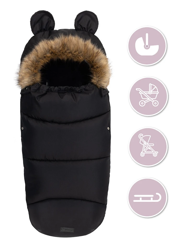 Momi Black Universele Voetenzak AKCE00032 8 Momi Black Universele Voetenzak AKCE00032 - Afbeelding 6