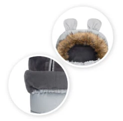 Momi Grey Universele Voetenzak AKCE00034 -Babyproducten Winkel momi grey universele voetenzak akce00034 5