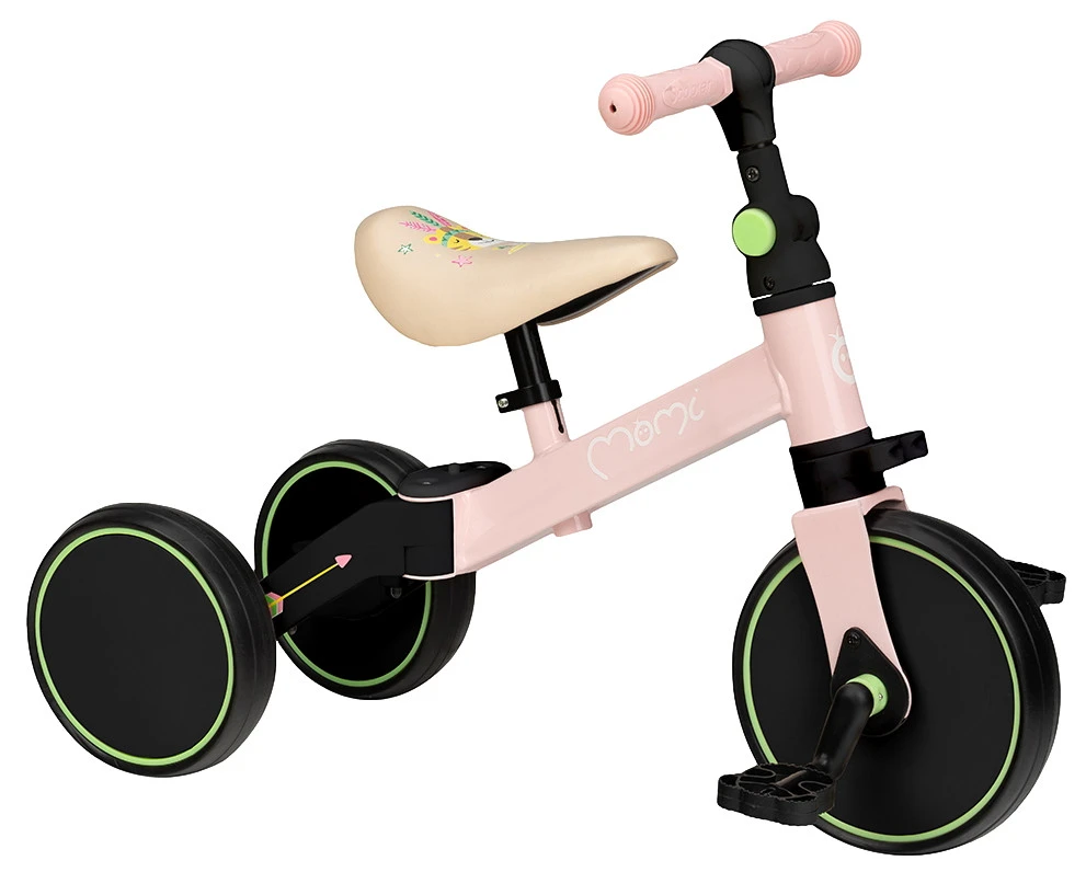 Momi Loris Pink 4-in-1 Ride-On Loopfiets ROBI00039 3 Momi Loris Pink 4-in-1 Ride-On Loopfiets ROBI00039
