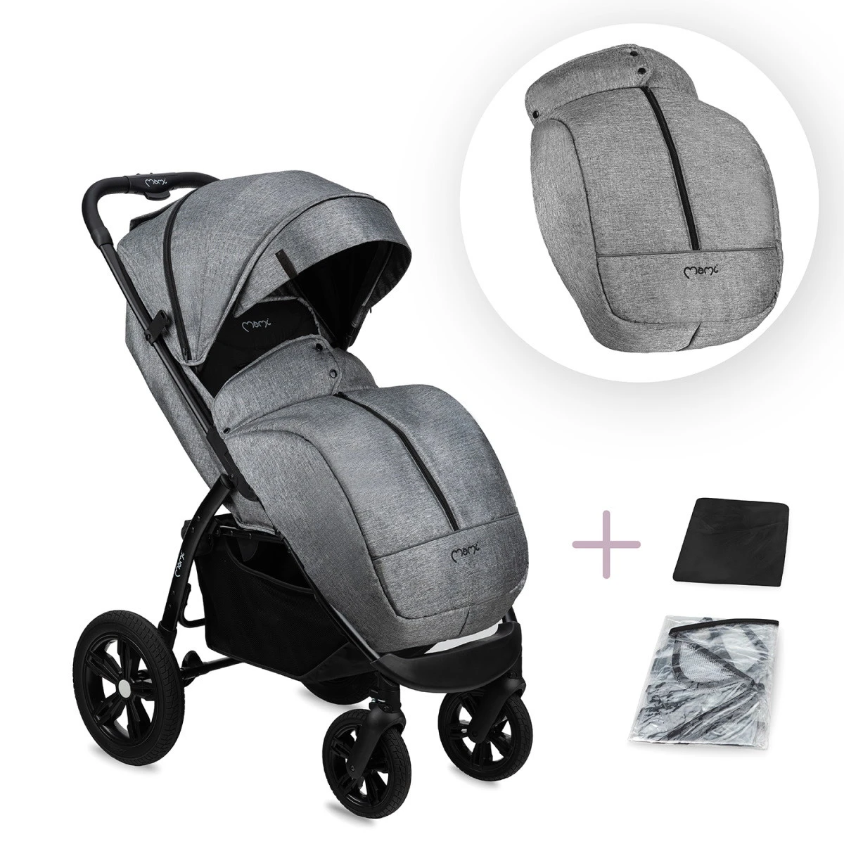 Momi Miya Grey Wandelwagen WOSP00032 13 Momi Miya Grey Wandelwagen WOSP00032 - Afbeelding 11