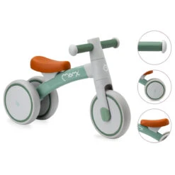 Momi Tedi Green Mini Bike Loopfiets ROBI00035 -Babyproducten Winkel momi tedi green mini bike loopfiets robi00035 5