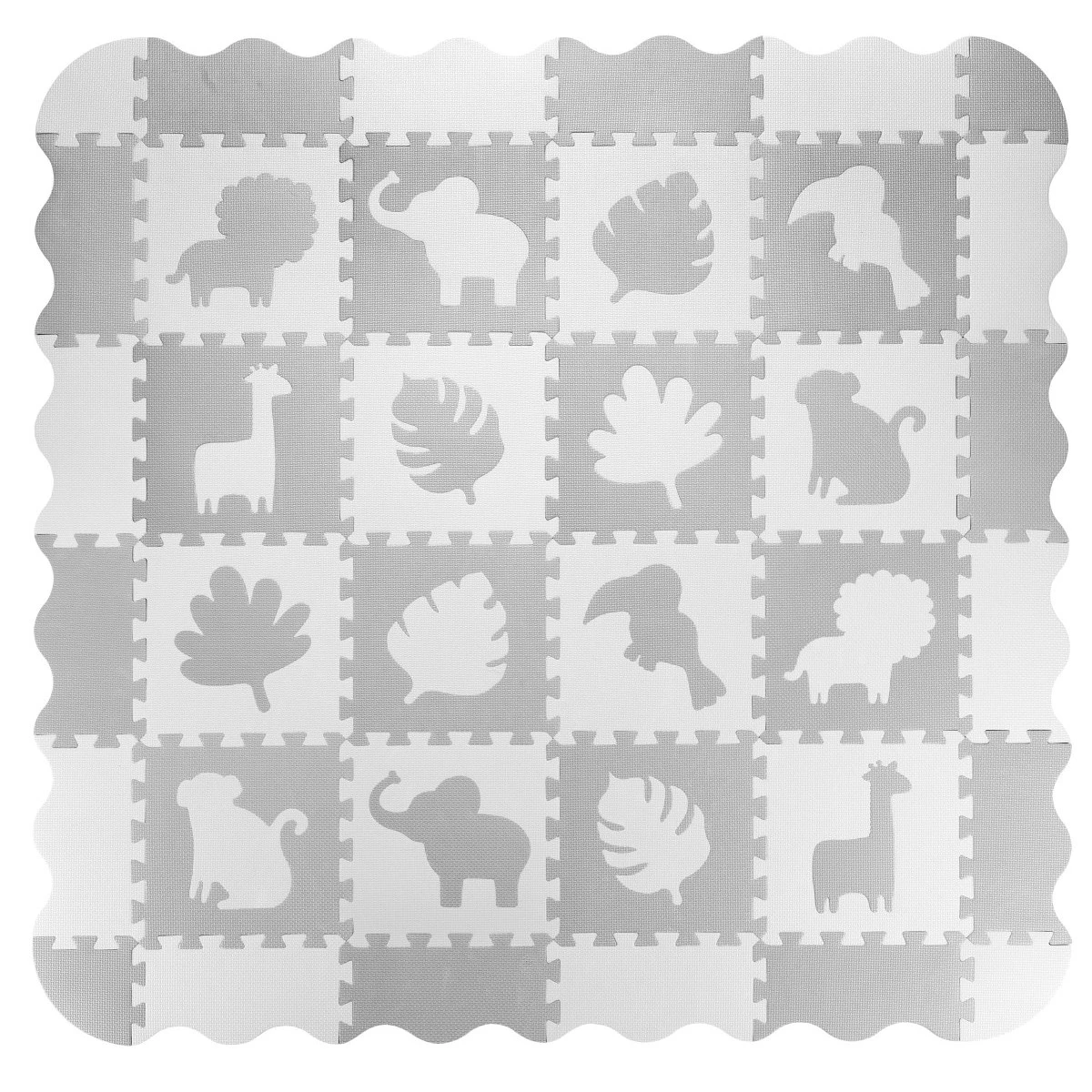Momi Zawi Grey Schuimrubberen Puzzelmat Met Rand MAED00013 6 Momi Zawi Grey Schuimrubberen Puzzelmat Met Rand MAED00013 - Afbeelding 4