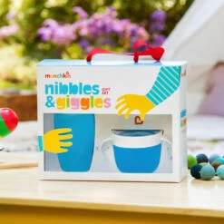 Munchkin Nibbles & Giggles Blue Gift Set 051877 13 Munchkin Nibbles & Giggles Blue Gift Set 051877 -Babyproducten Winkel munchkin nibbles giggles blue gift set 051877 3