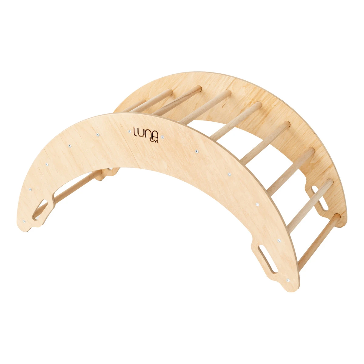 Luna Toys Naturel Houten Klimboog LU-36882 3 Luna Toys Naturel Houten Klimboog LU-36882