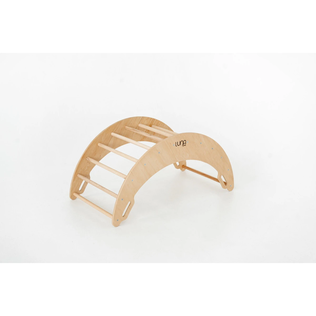 Luna Toys Naturel Houten Klimboog LU-36882 4 Luna Toys Naturel Houten Klimboog LU-36882 - Afbeelding 2