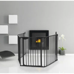 Noma Zwart 5-Delige Kamerverdeler En Traphek Veiligheidshek 94238 -Babyproducten Winkel noma zwart 5 delige kamerverdeler en traphek veiligheidshek 94238