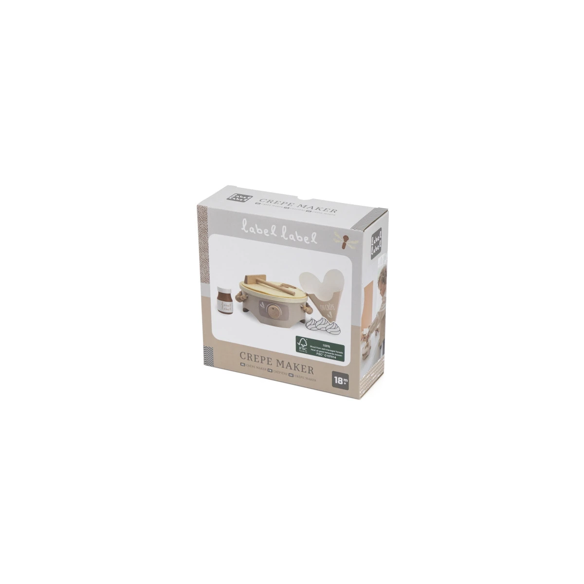 Label Label Nougat Houten Crepe Maker LLWT-34734 7 Label Label Nougat Houten Crepe Maker LLWT-34734 - Afbeelding 5